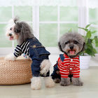 Breathable Strap Jeans Stripe Dog Clothes