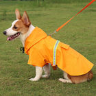 Waterproof Windproof Rainproof Reflective Design Poncho Pu Dog Clothes