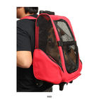 40*27*55cm Backpack Stroller Pet Carrier With Detachable Wheel