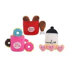 Food Drumstick Doughnut Set Pet Toys For Dog With Squeaky Toy/pet tos