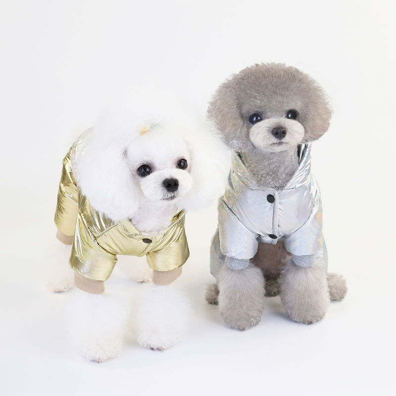 Snowsuit Warm Fleece Padded Winter Pet Clothes For Small Dogs